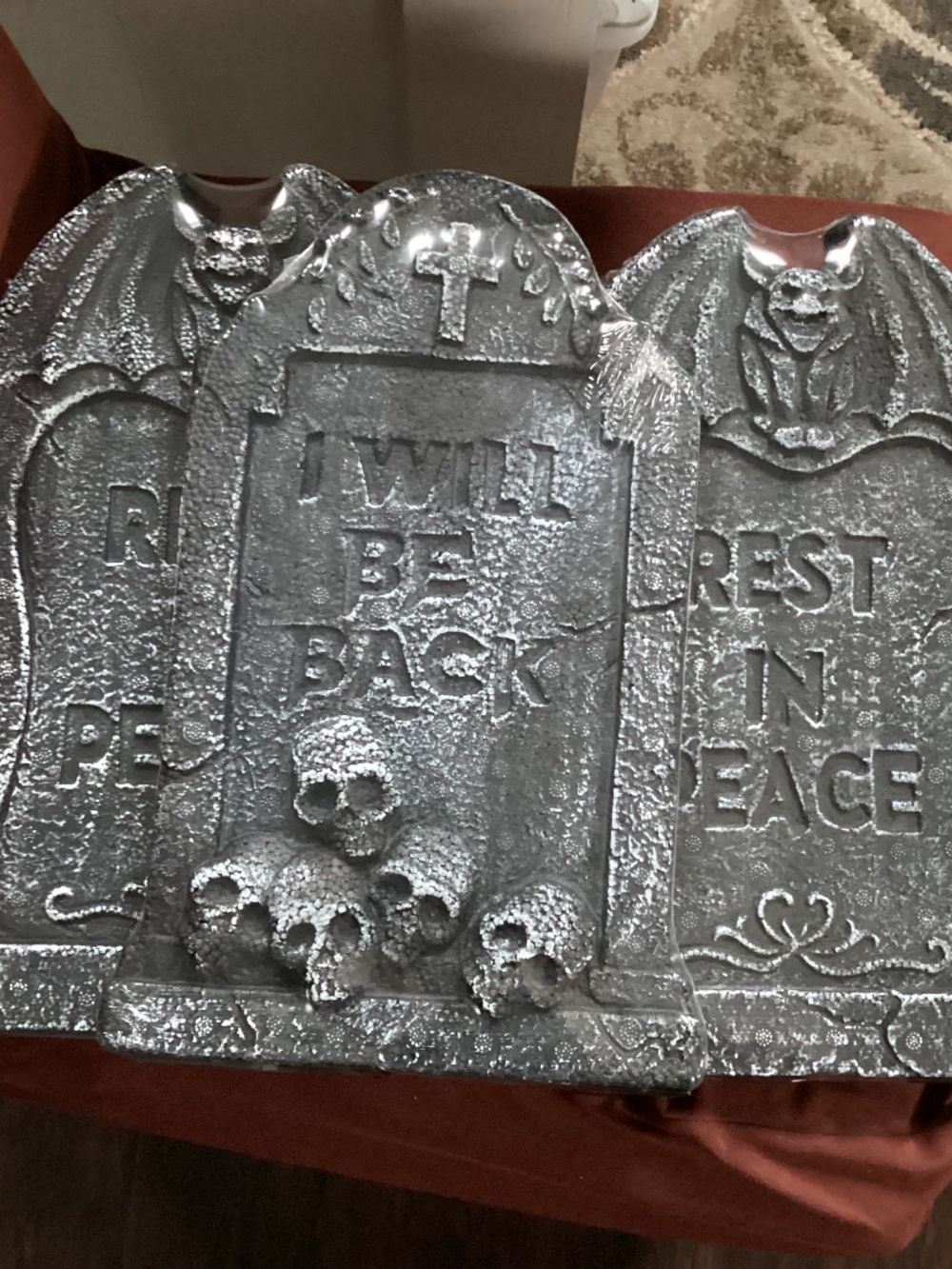 Halloween Tombstone Decor Set Bundle Brand new